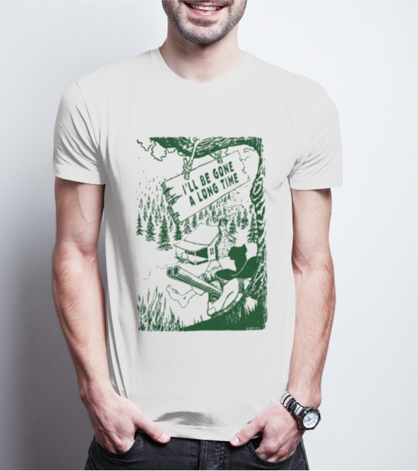 Billy Strings I'll Be Gone A Long Time Cabin Forest Scene T-Shirt