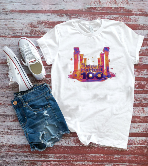 Triple J's Hottest 100 Vibrant Pillars T-Shirt