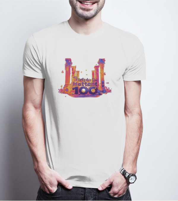 Triple J's Hottest 100 Vibrant Pillars T-Shirt