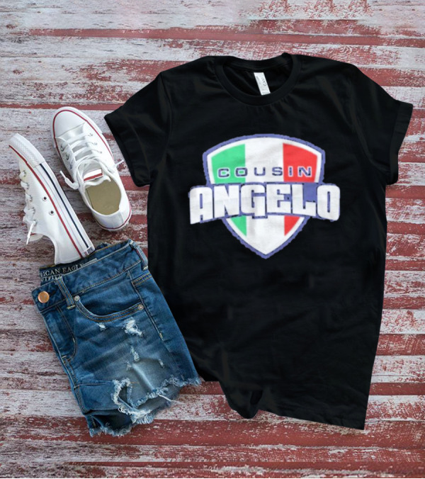 Cousin Angelo Italian Shield Tricolor T-Shirt