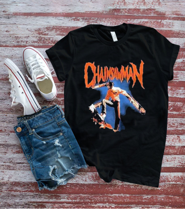 Chainsaw Man Denji Chains Metal T-Shirt