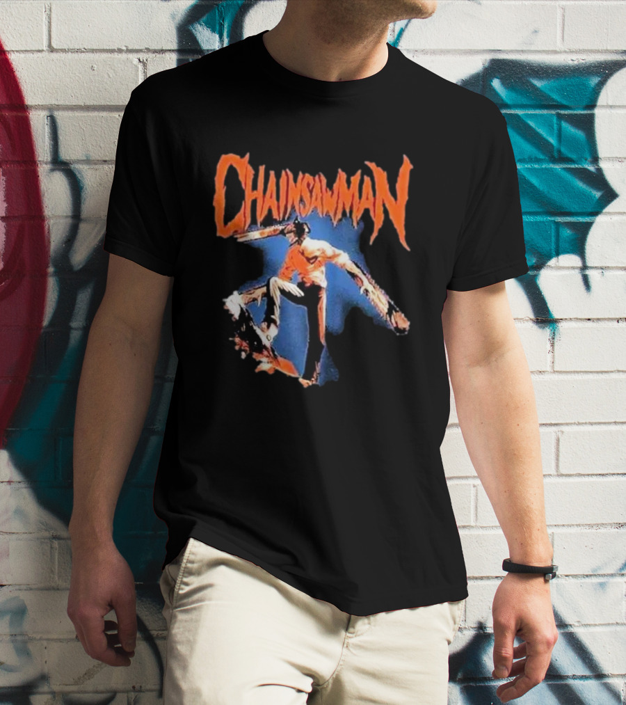 Chainsaw Man Denji Chains Metal T-Shirt