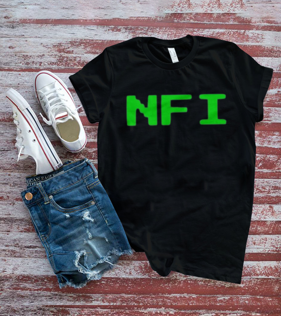 Ewanmitchellitalia Warchild NFI Green Text T-Shirt