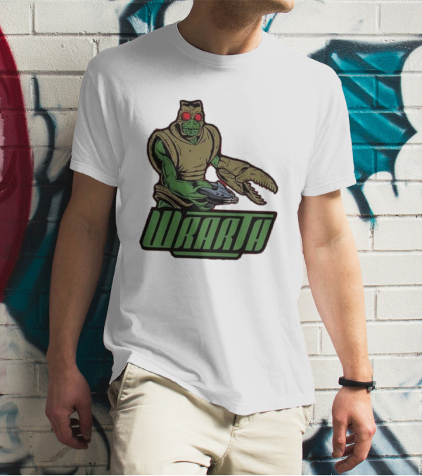 Wrarth Warrior Doctor Who Alien Creature With Claws And Spaceship Gun T-Shirt