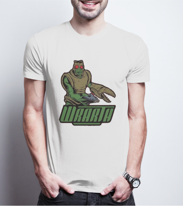 Wrarth Warrior Doctor Who Alien Creature With Claws And Spaceship Gun T-Shirt