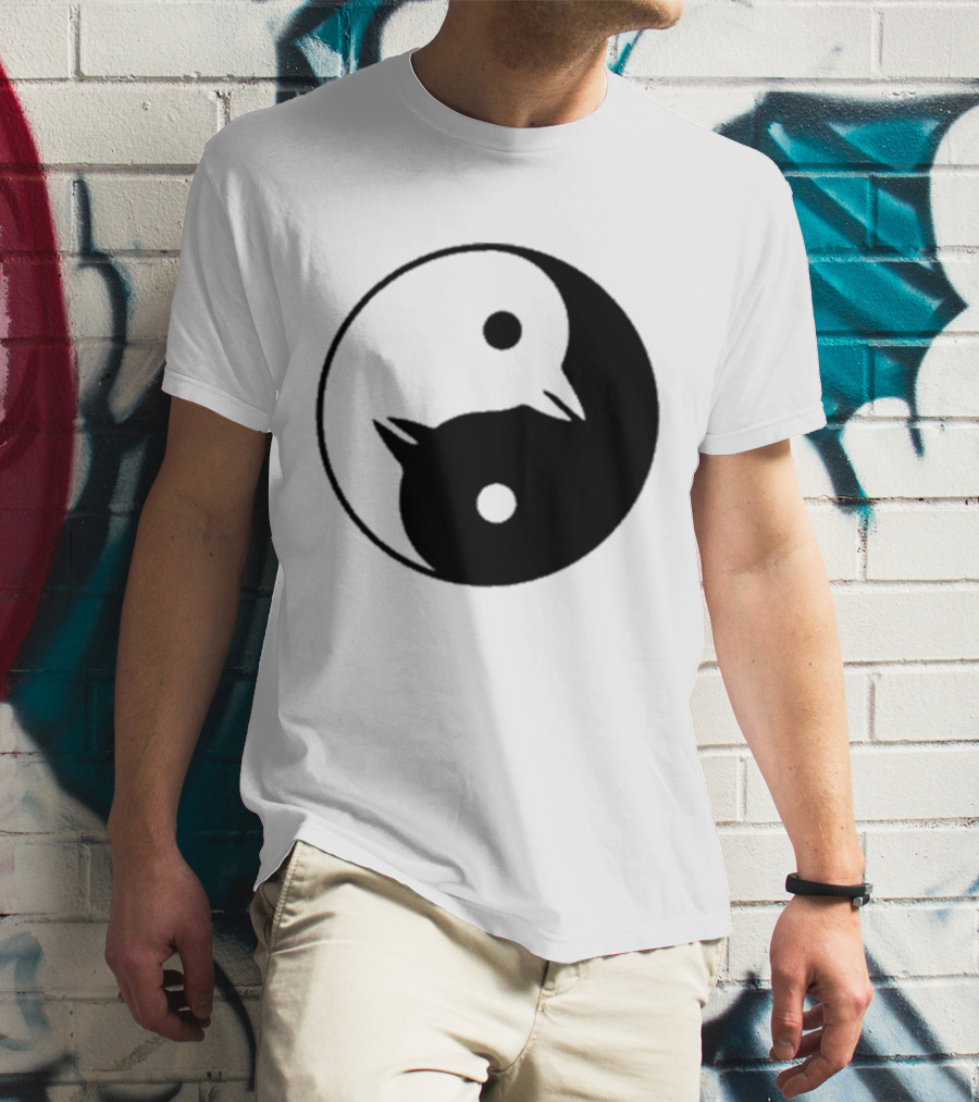 Yin Yang Penguins Pinguini Tattici Nucleari T-Shirt
