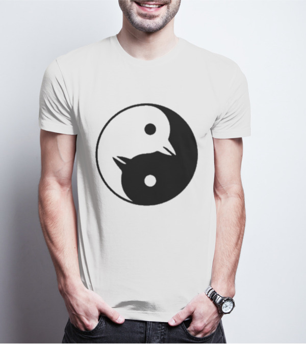 Yin Yang Penguins Pinguini Tattici Nucleari T-Shirt