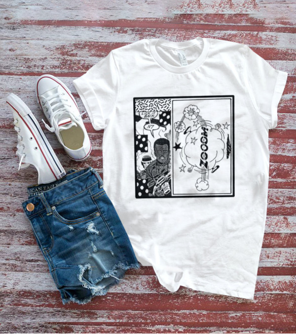 Zooom N7 Lick It Back Comic Art Panel T-Shirt