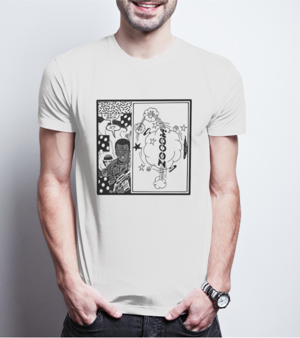 Zooom N7 Lick It Back Comic Art Panel T-Shirt