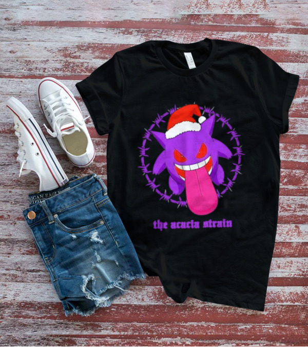 The Acacia Strain Gengar Santa Barbed Circle T-Shirt