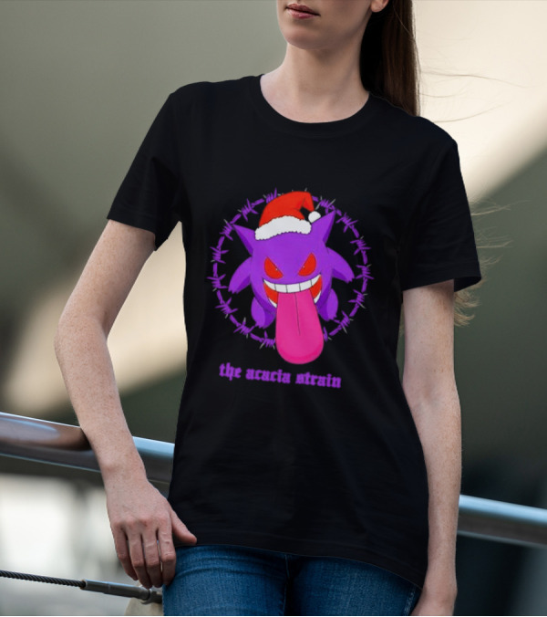 The Acacia Strain Gengar Santa Barbed Circle T-Shirt