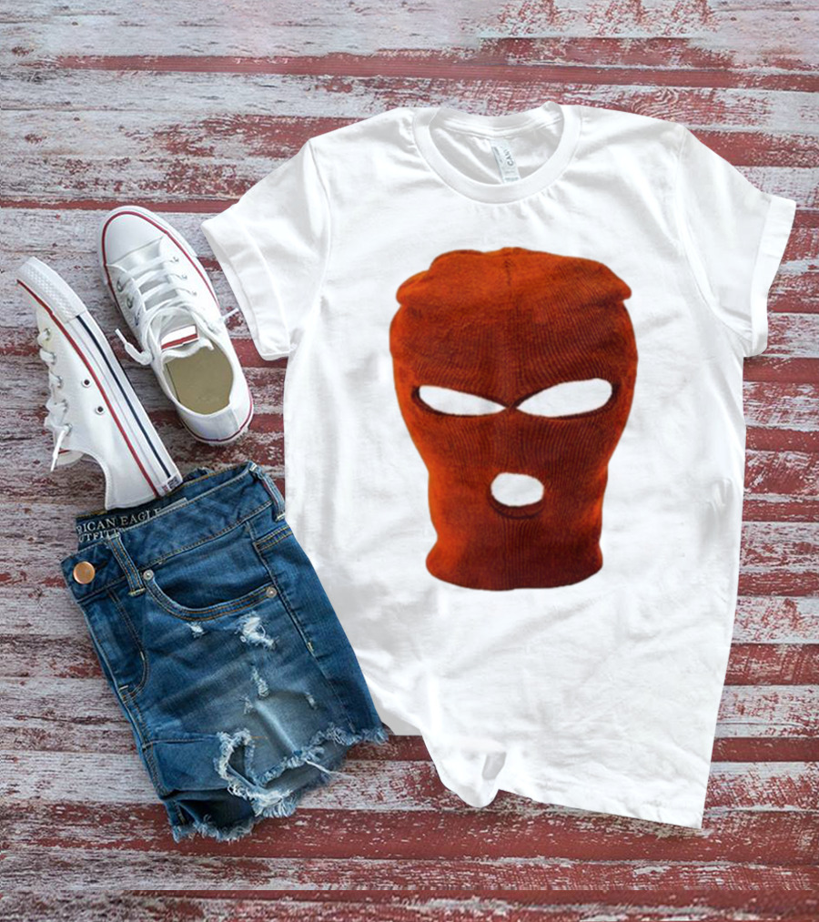 Nobigdyl Rob Hell Red Ski Mask T-Shirt