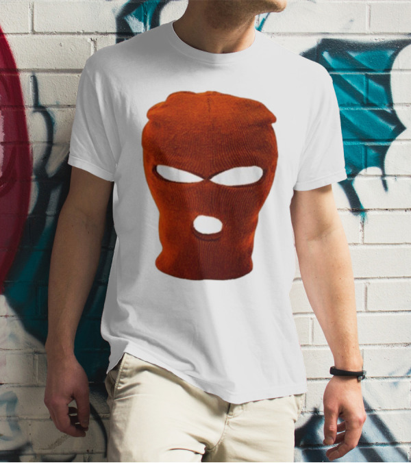 Nobigdyl Rob Hell Red Ski Mask T-Shirt