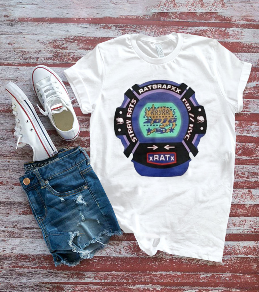 Stray Rats Ratgrafxx MTA II NYC XRATx T-Shirt