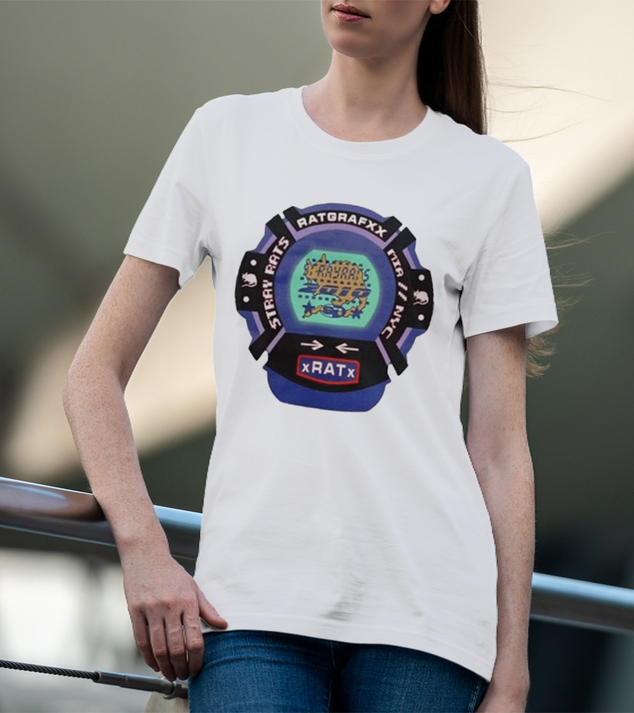 Stray Rats Ratgrafxx MTA II NYC XRATx T-Shirt