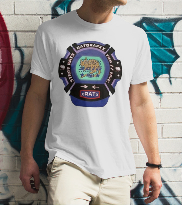 Stray Rats Ratgrafxx MTA II NYC XRATx T-Shirt