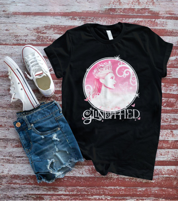 Glinda Fied Crowned Fairy Circle Butterflies T-Shirt
