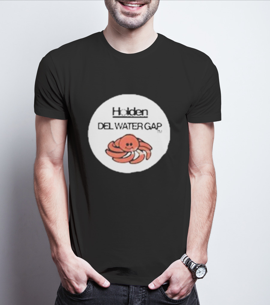 Holden Del Water Gap Octopus Fruit Sticker T-Shirt