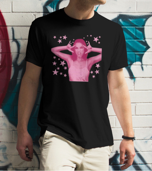 Olivia Rodrigo Spotify Wrapped Stars Pink Aesthetic T-Shirt