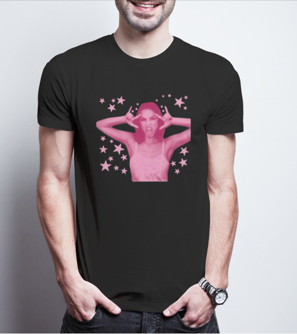Olivia Rodrigo Spotify Wrapped Stars Pink Aesthetic T-Shirt
