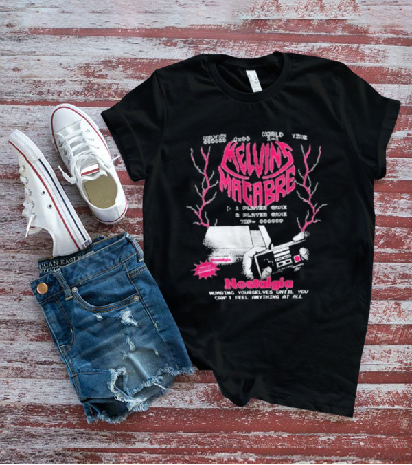 Melvins Macabre Nostalgia Numbing Yourself World View Meatcanyon 1 Player 2 Player Game 000000 T-Shirt