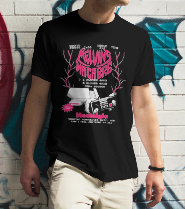 Melvins Macabre Nostalgia Numbing Yourself World View Meatcanyon 1 Player 2 Player Game 000000 T-Shirt