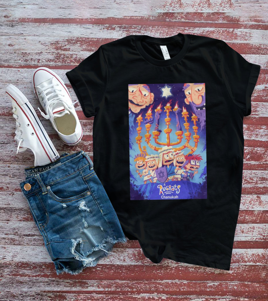 Mondo Debuts A Rugrats Chanukah With Menorah Adventure T-Shirt