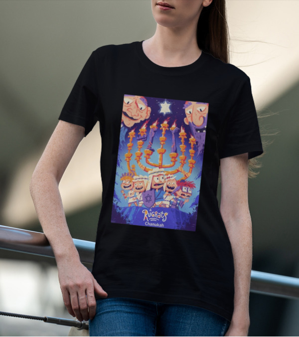 Mondo Debuts A Rugrats Chanukah With Menorah Adventure T-Shirt