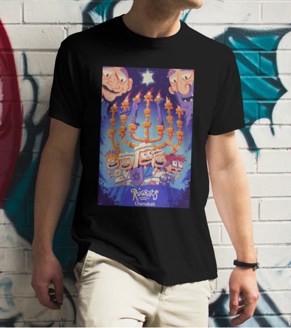 Mondo Debuts A Rugrats Chanukah With Menorah Adventure T-Shirt
