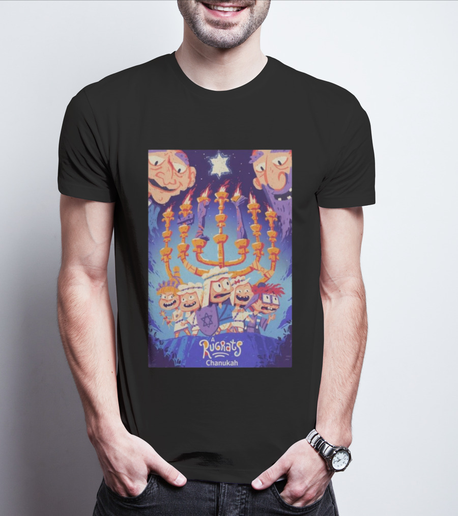 Mondo Debuts A Rugrats Chanukah With Menorah Adventure T-Shirt