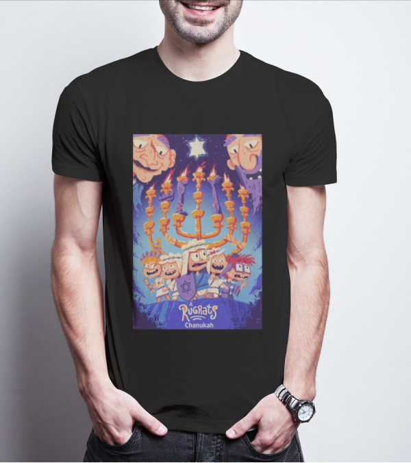Mondo Debuts A Rugrats Chanukah With Menorah Adventure T-Shirt