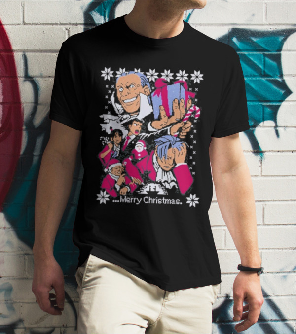 Merry Christmas Turnabout With Nina Matsumoto Characters T-Shirt