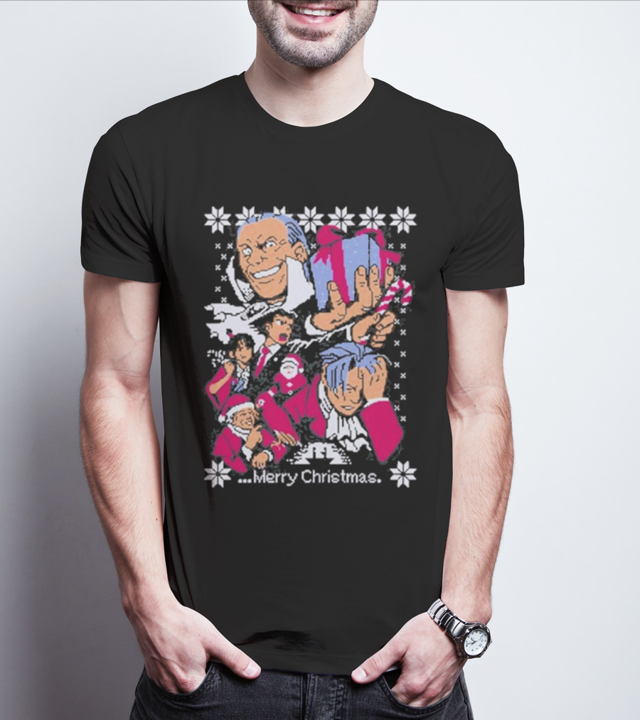 Merry Christmas Turnabout With Nina Matsumoto Characters T-Shirt