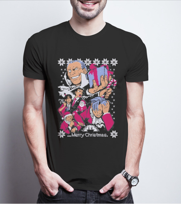Merry Christmas Turnabout With Nina Matsumoto Characters T-Shirt