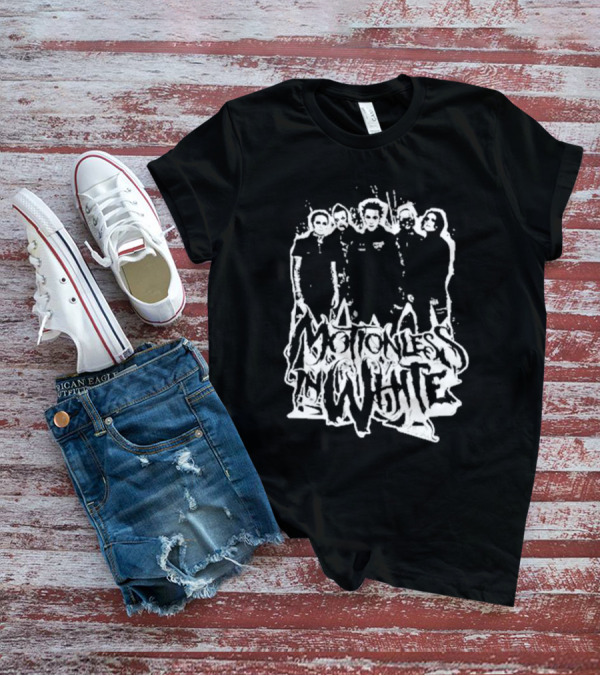 Motionless In White Band Members Paint Splatter T-Shirt