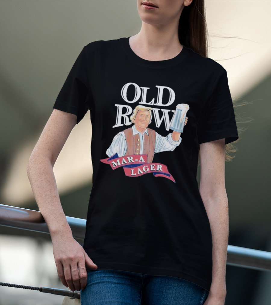Old Row Mar-A Lager Vintage Style Cheers Figure T-Shirt