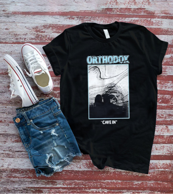 Orthodox Cave In Monochrome Abstract T-Shirt
