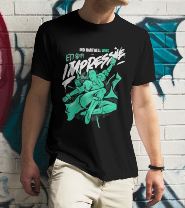 Indi Hartwell Wins Impressive T-Shirt