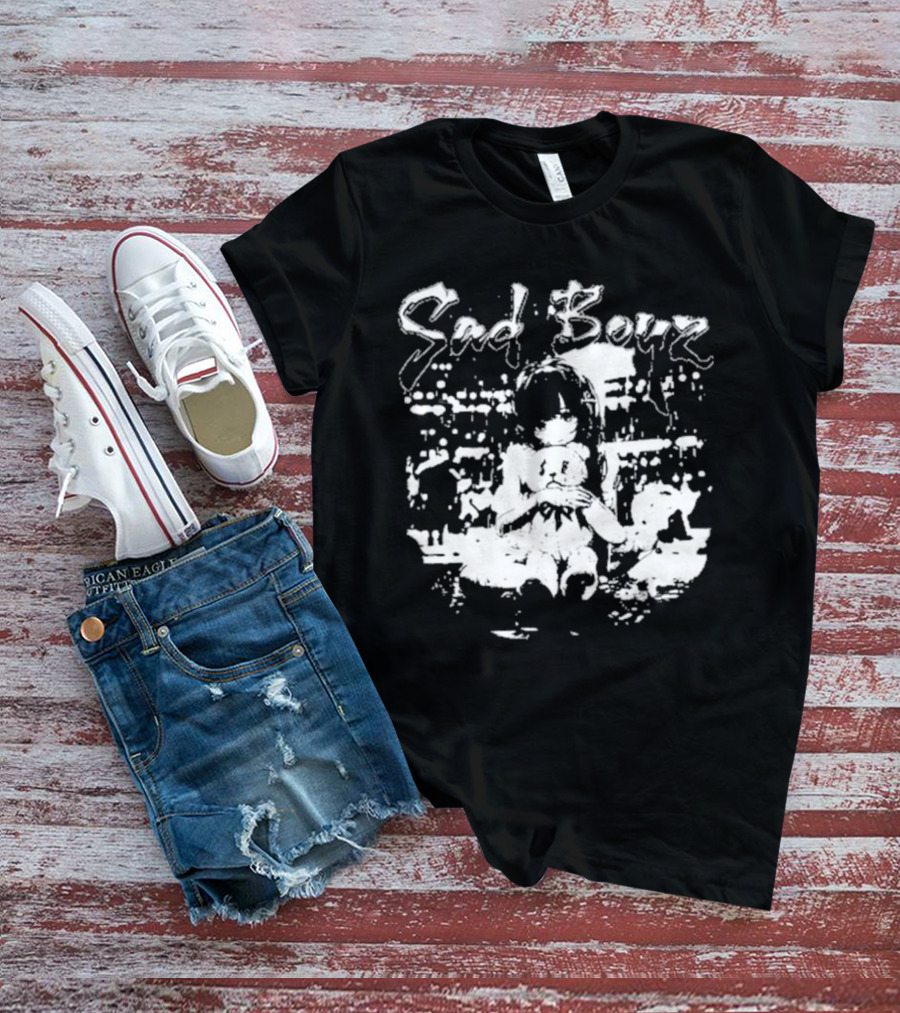 Sad Boyz Sad Bear Girl Cityscape T-Shirt