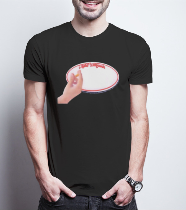Trójkąt Warszawski White Plate With Hand And Cigarette T-Shirt