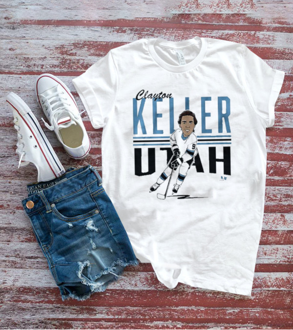 Clayton Keller Utah Center Ice Caricature T-Shirt