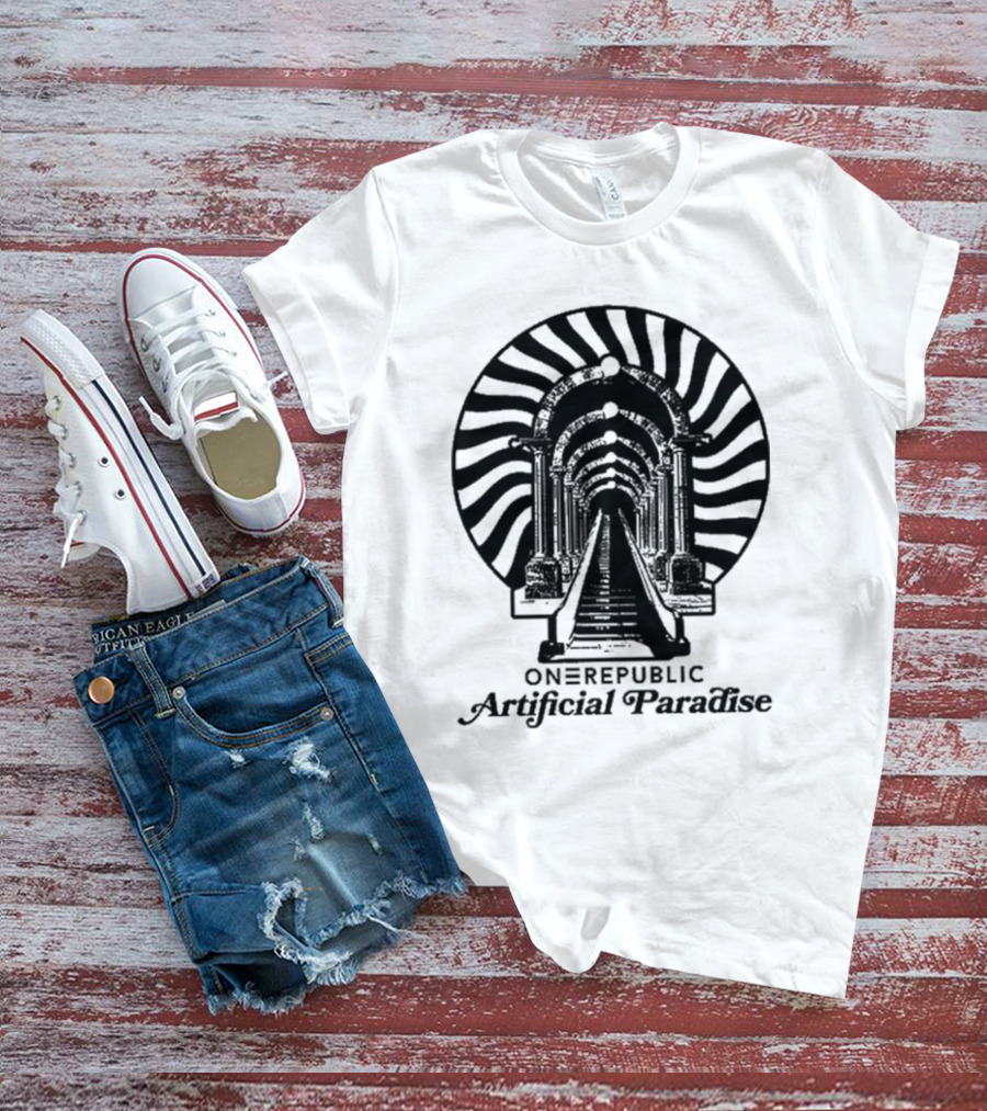 ONEREPUBLIC Artificial Paradise Archway Spiral T-Shirt