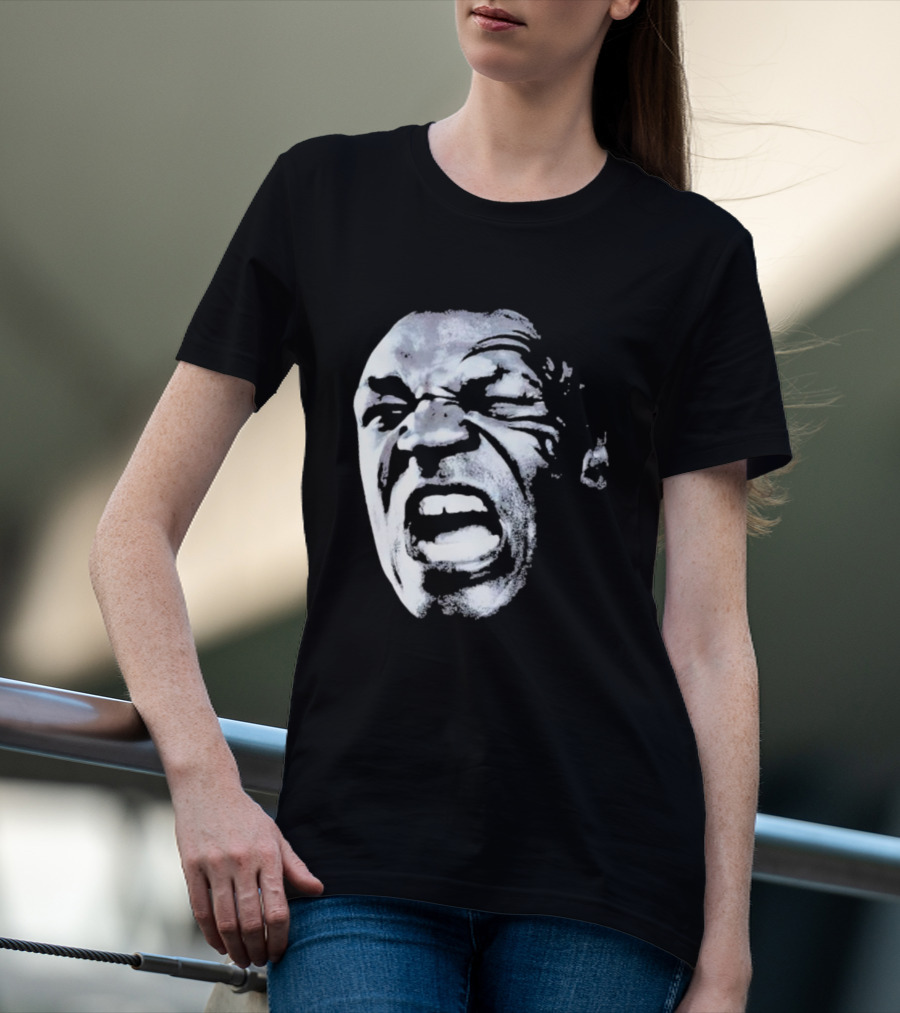 Lean And Mean Mike Tyson Expression Face T-Shirt