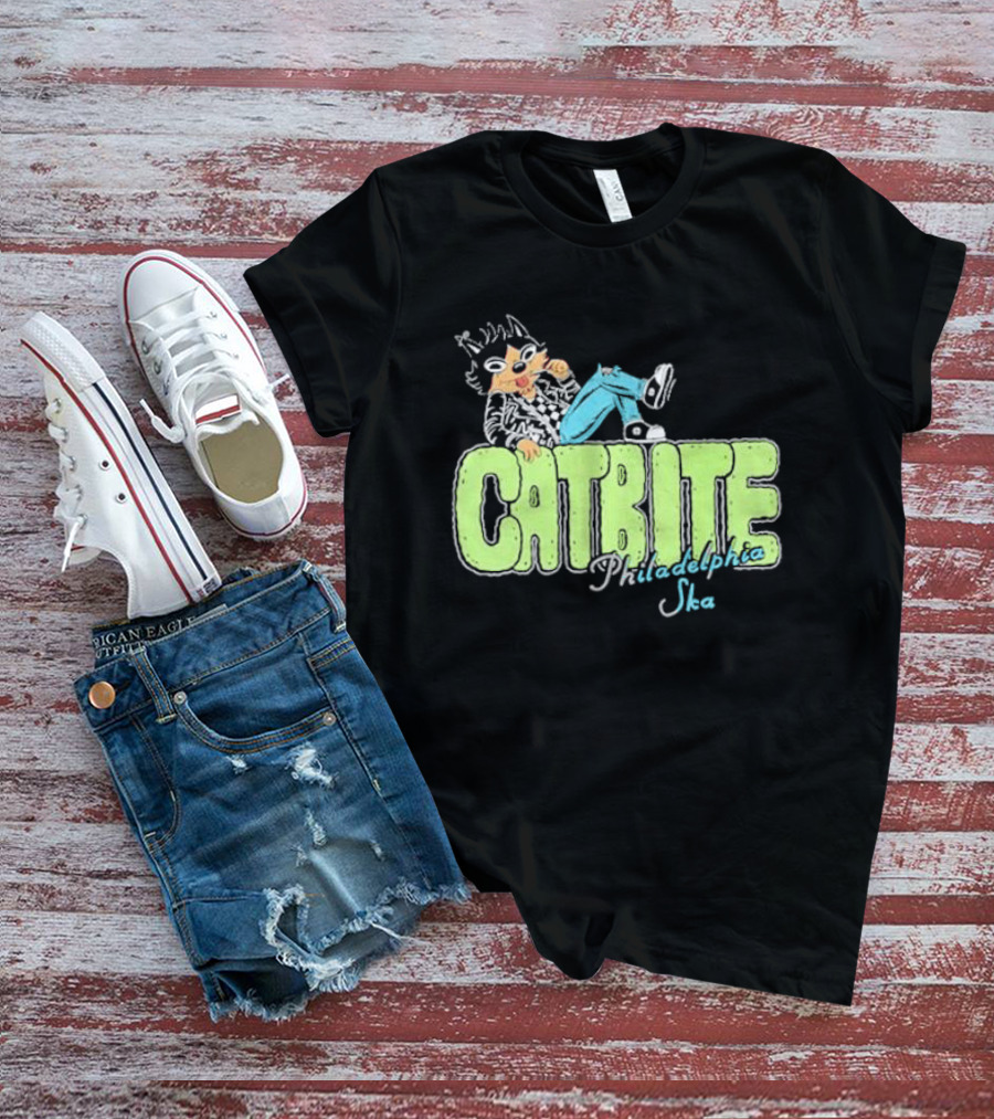 Cool Catbite Philadelphia Ska 2.0 Mineral Wash T-Shirt