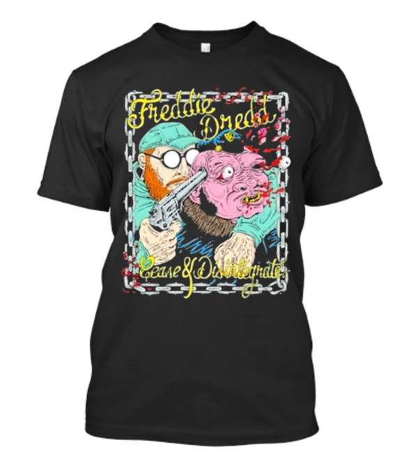 Freddie Dredd Cease And Disintegrate Piggy T-Shirt