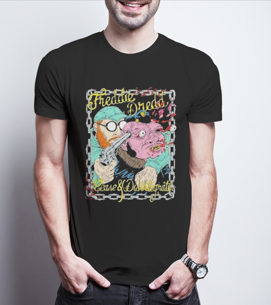 Freddie Dredd Cease And Disintegrate Piggy T-Shirt
