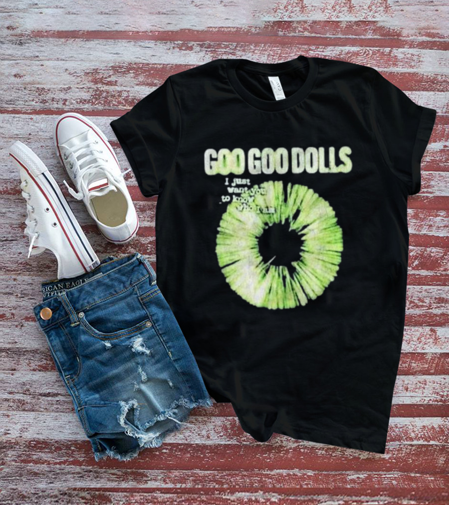 Goo Goo Dolls I Just Want You To Know Who I Am Green Circular T-Shirt