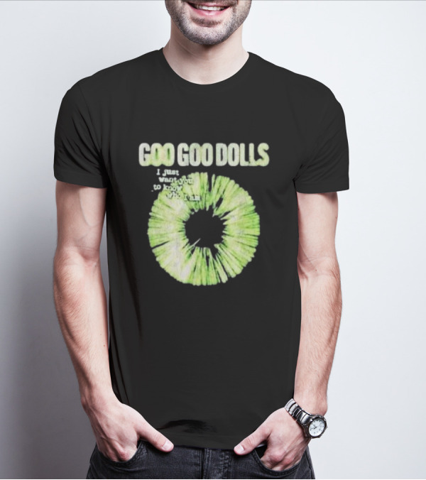 Goo Goo Dolls I Just Want You To Know Who I Am Green Circular T-Shirt