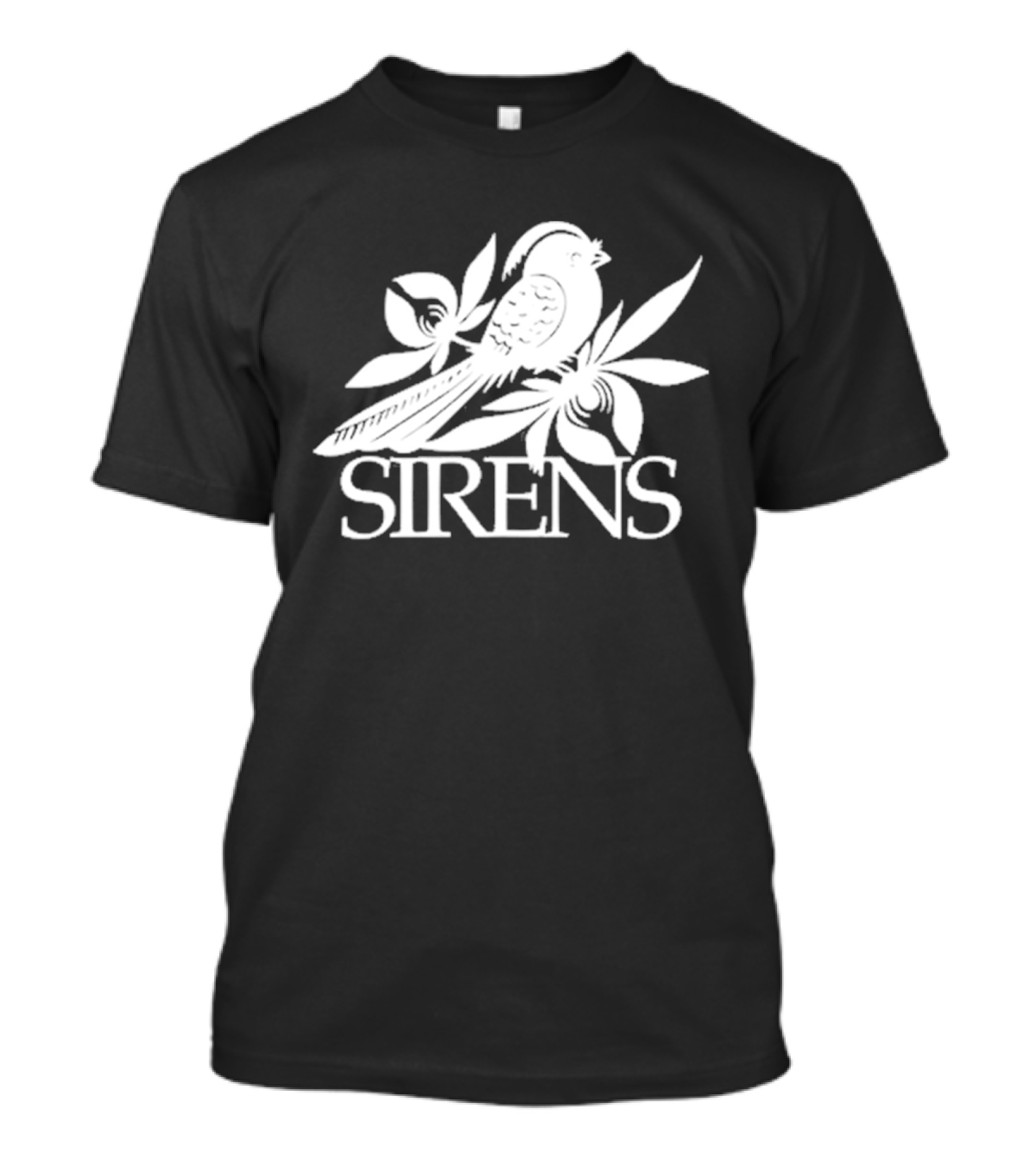 Sirens Bird Logo Black T-Shirt