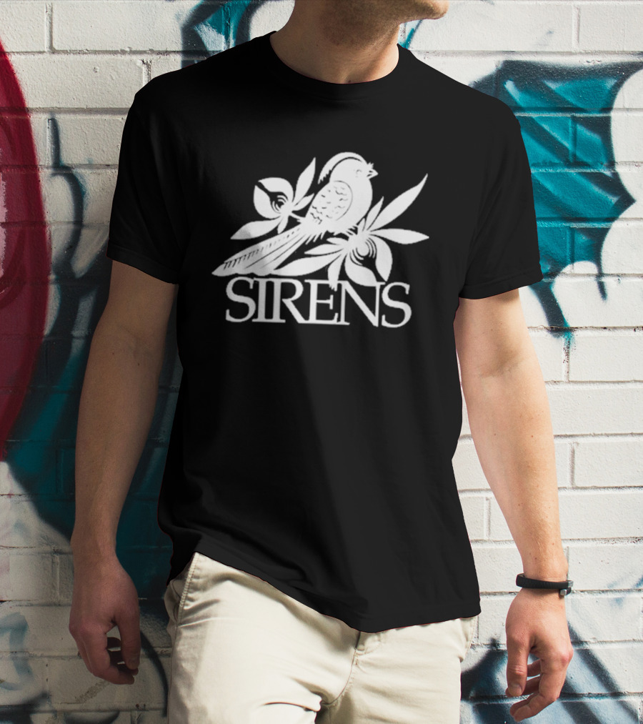 Sirens Bird Logo Black T-Shirt
